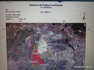 Terreno disponível para aluguer
