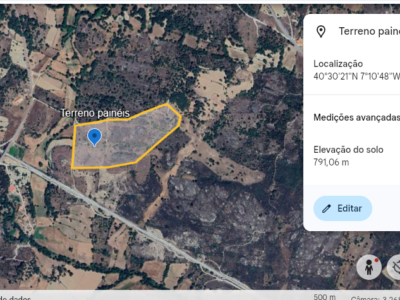 Terreno com cerca de 6 hectares para arrendar para produção de energia fotovoltaica